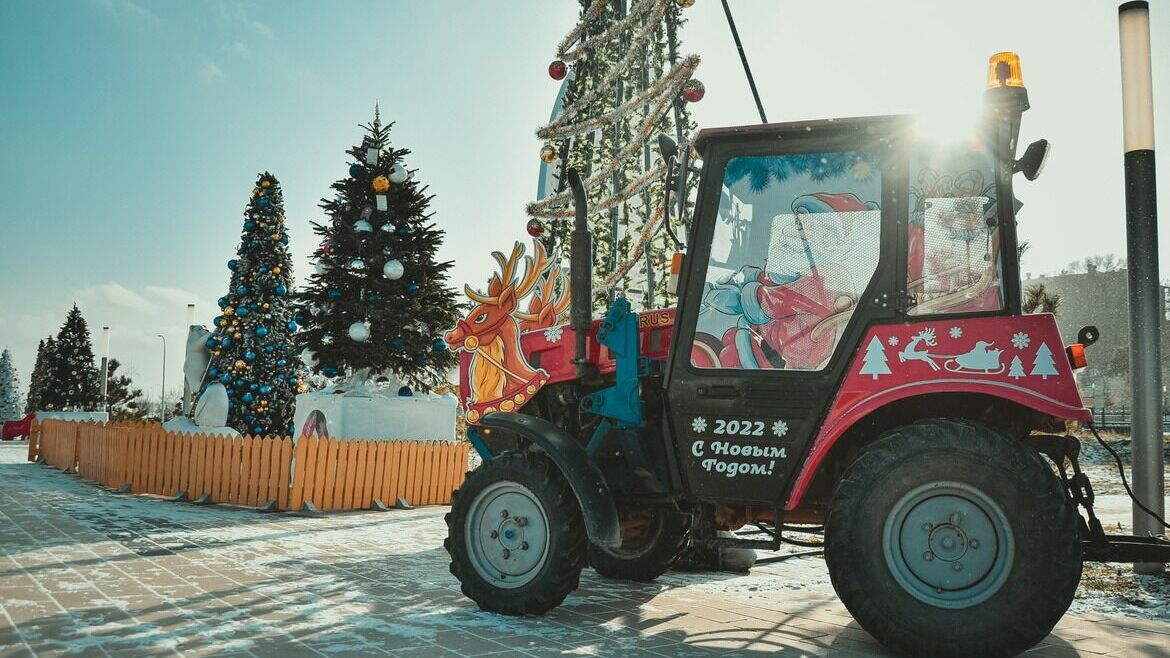 На площади 400-летия Тюмени откроют резиденцию Деда Мороза